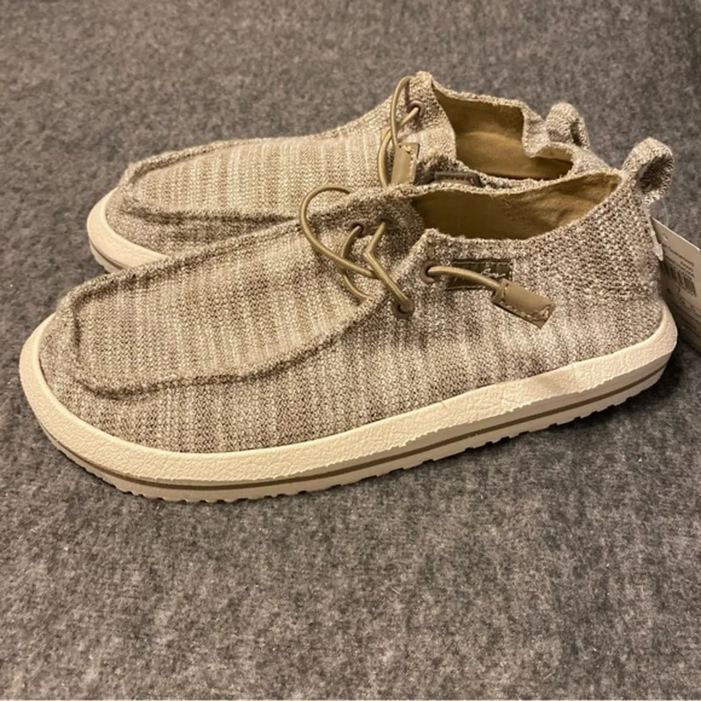Maui And Son Loafer Shoes Mens Size 7 Beach Khaki Slip On Casual Lightweight New